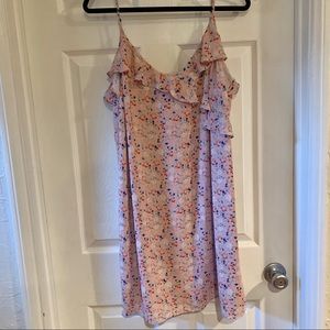 Topshop Maternity Dress Pink Floral